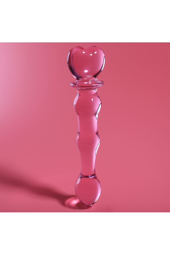 NEBULA SERIES BY IBIZA - MODELLO 21 DILDO IN VETRO BOROSILICATO ROSA 20.5 CM -O- 3.5 CM