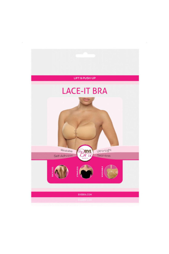 BYE-BRA - LACE-IT VALORIZZAZIONE PUSH-UP BEIGE COPPA A
