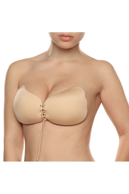 BYE-BRA - LACE-IT VALORIZZAZIONE PUSH-UP BEIGE COPPA C