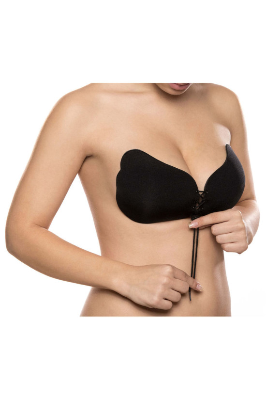 BYE-BRA - LACE-IT VALORIZZAZIONE PUSH-UP NERO COPPA A