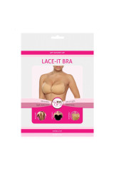 BYE-BRA - LACE-IT VALORIZZAZIONE PUSH-UP NERO COPPA D