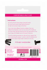 BYE-BRA - ADATTATORE PER REGGISENO APERTO SULLA SCHIENA NERO & BIANCO