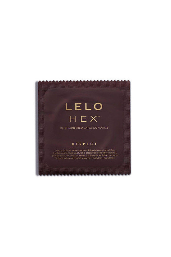 LELO HEX CONDOMS RESPECT XL 3 PACK