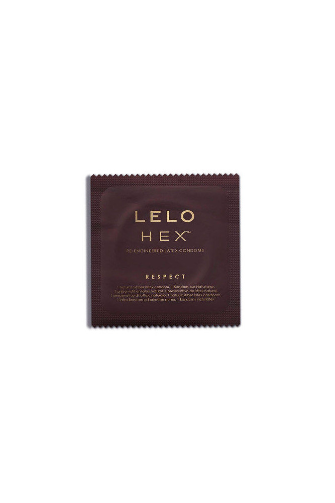 LELO HEX CONDOMS RESPECT XL 3 PACK