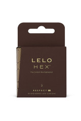 LELO HEX CONDOMS RESPECT XL 3 PACK