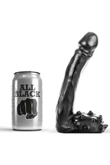 ALL BLACK - DILDO REALISTICO 19 CM
