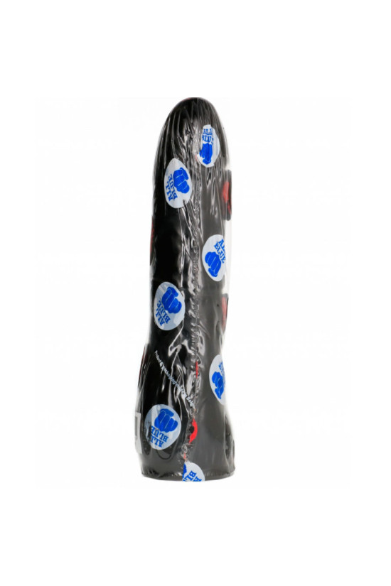 ALL BLACK - DILDO NERO REALISTICO 20 CM