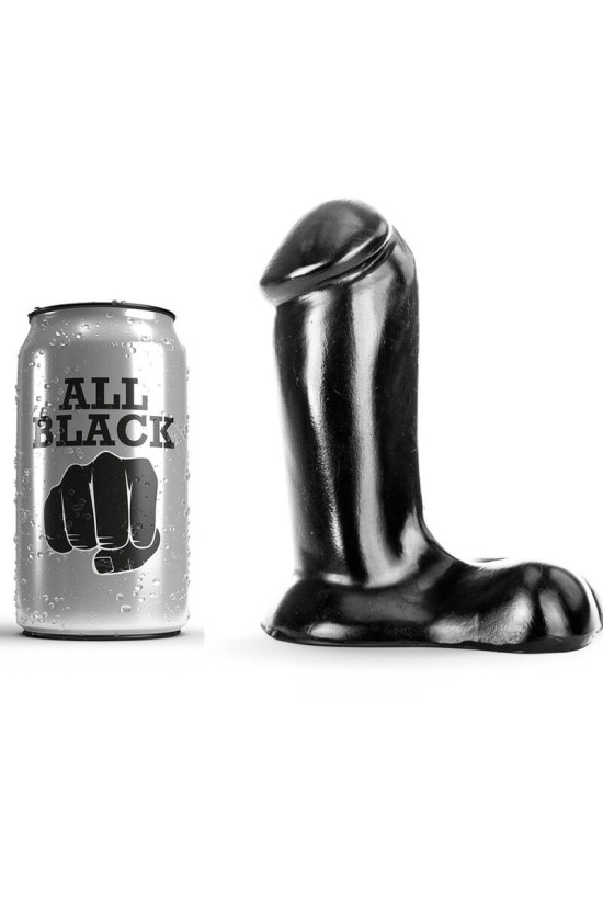 ALL BLACK - DILDO REALISTICO 14 CM