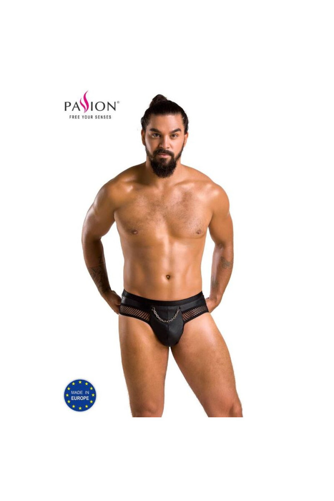 PASSION - 030 SLIP APERTO TOM NERO L/XL