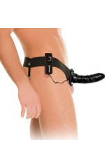FETISH FANTASY SERIES - STRAP-ON CAVO VIBRANTE PER LEI O LUI NERO