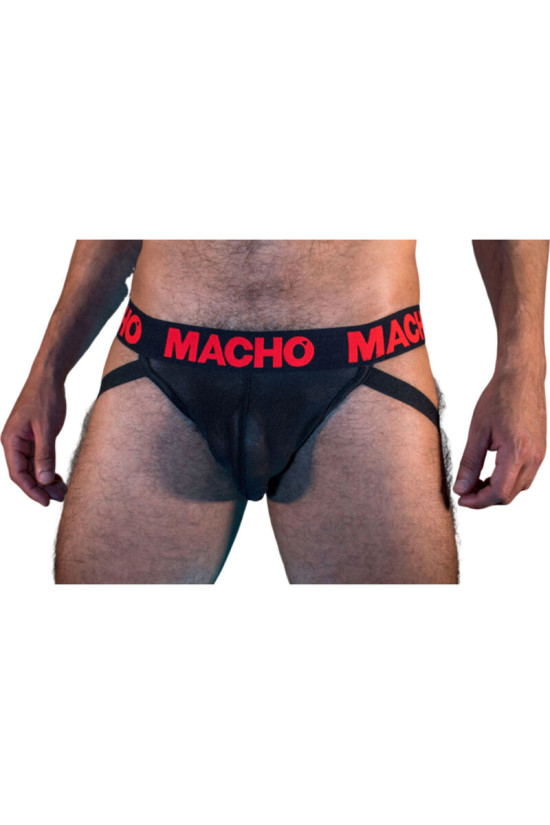 MACHO - MX26X2 JOCK NERO/ROSSO M
