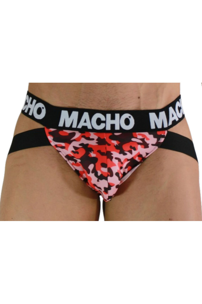 MACHO - MX28MR JOCK MILITARE ROSSO L