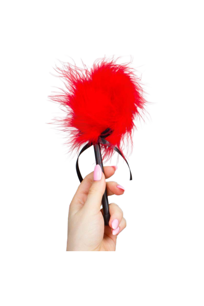 GIOCO SEGRETO - SPOLVERINO MARABOU ROSSO