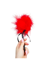 GIOCO SEGRETO - SPOLVERINO MARABOU ROSSO