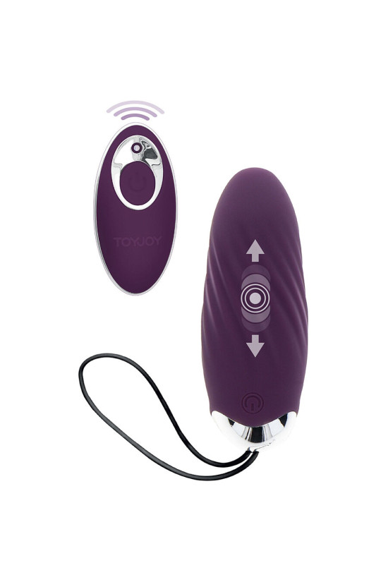 TOYJOY - FELICITÀ KNOCK KNOCK EGGSTAVAGANT VIBRATORE TELECOMANDO VIOLA