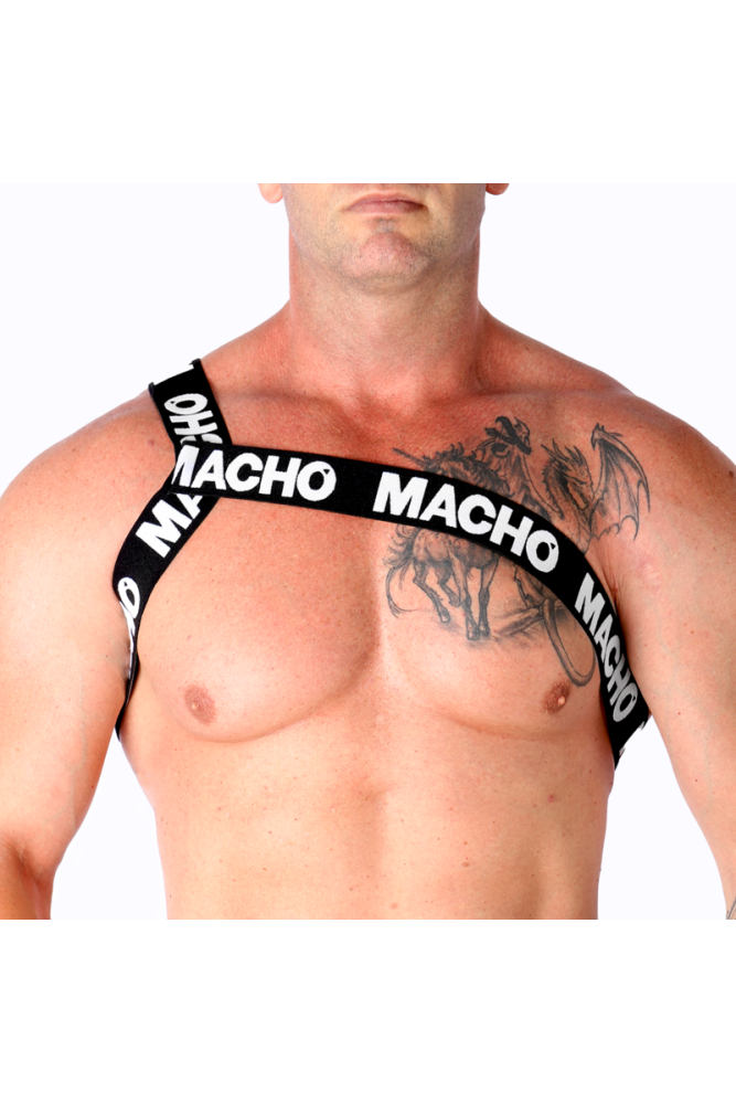 MACHO - PETTORINA ROMANA BIANCA L/XL