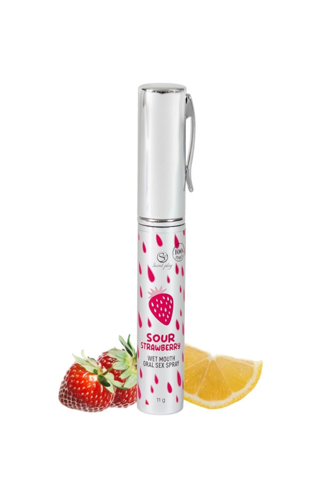 SECRETPLAY - SPRAY PER IL SESSO ORALE ALLA FRAGOLA ACIDA