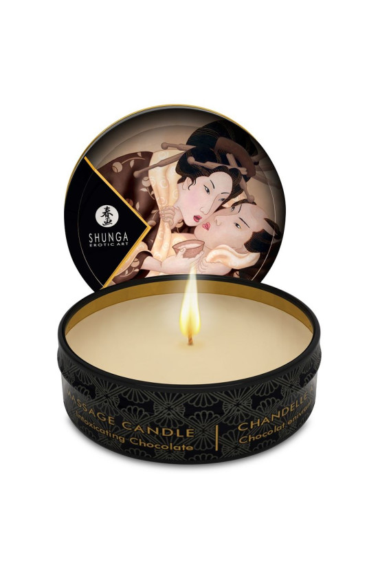 SHUNGA - MINI CARESS BY CANDELIGHT CANDELA DA MASSAGGIO AL CIOCCOLATO 30 ML