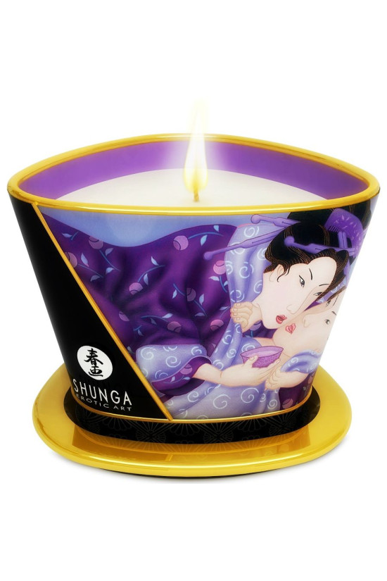 SHUNGA - MINI CARESS BY CANDELIGHT CANDELA DA MASSAGGIO AI FRUTTI ESOTICI 170 ML