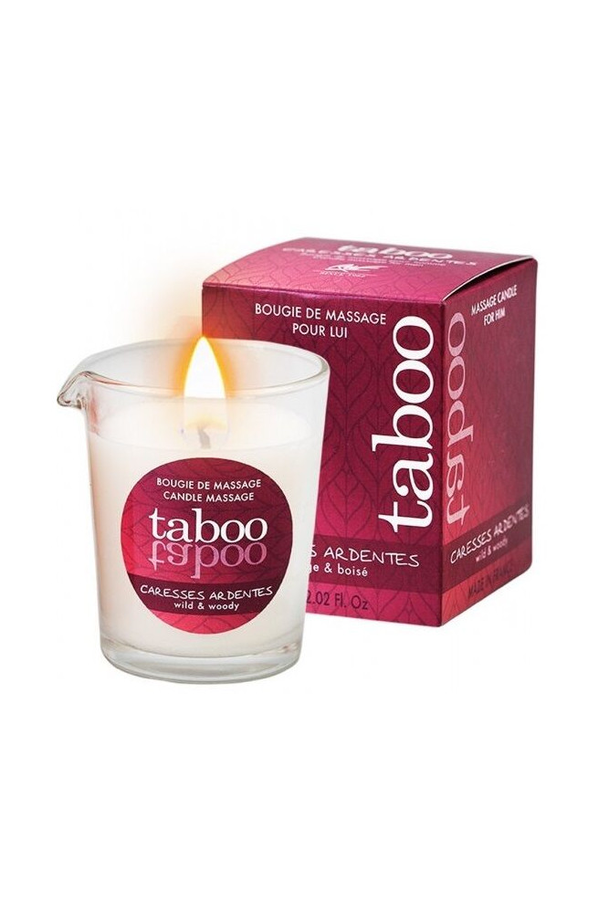 RUF - LA CANDELA DA MASSAGGIO TABOO PER LUI ACCAREZZA LAROMA DI FELCE ARDENTES