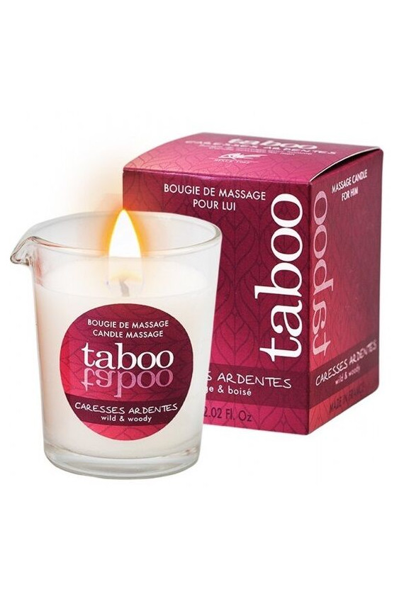 RUF - LA CANDELA DA MASSAGGIO TABOO PER LUI ACCAREZZA LAROMA DI FELCE ARDENTES