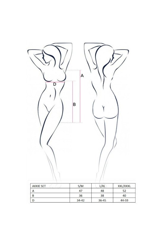 PASSION - SET AKKIE DONNA COSTUME DA INFERMIERA S/M