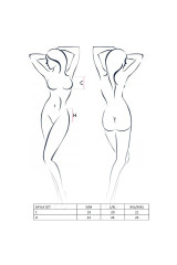 PASSION - SET DONNA SAYLA NERO TAGLIA S/M