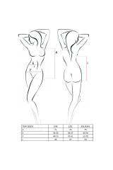 PASSION -DONNA TRIXY TEDDY NERO TAGLIA L/XL