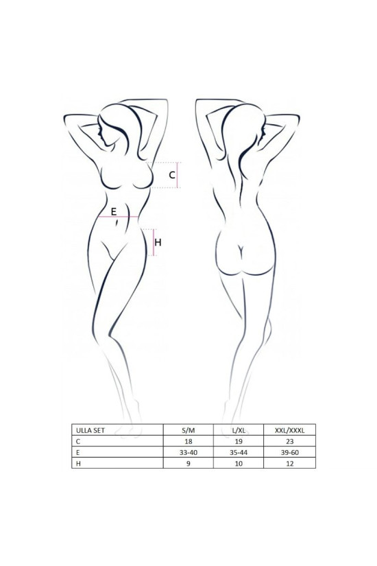 PASSION - SET PASSION - DONNA ULLA TAGLIA L/XL