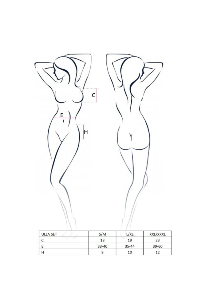 PASSION - SET PASSION - DONNA ULLA TAGLIA L/XL