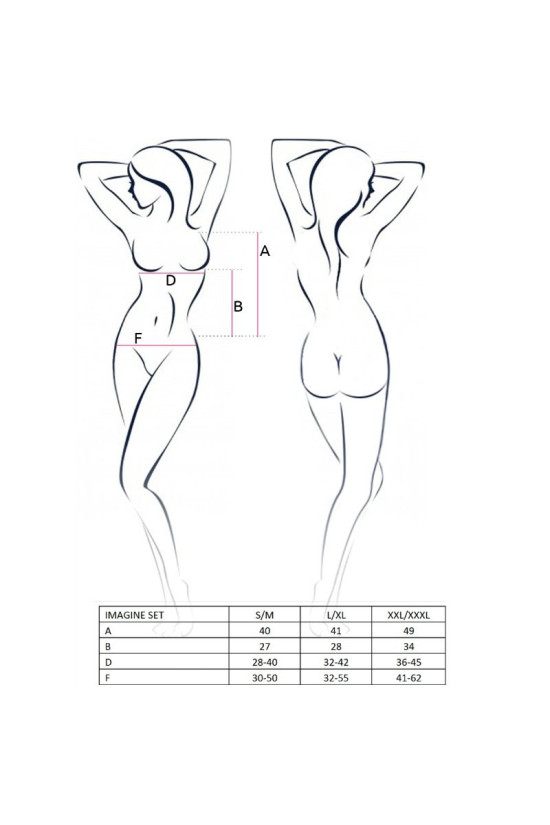 PASSION - SET DONNA IMAGINE TAGLIA L/XL