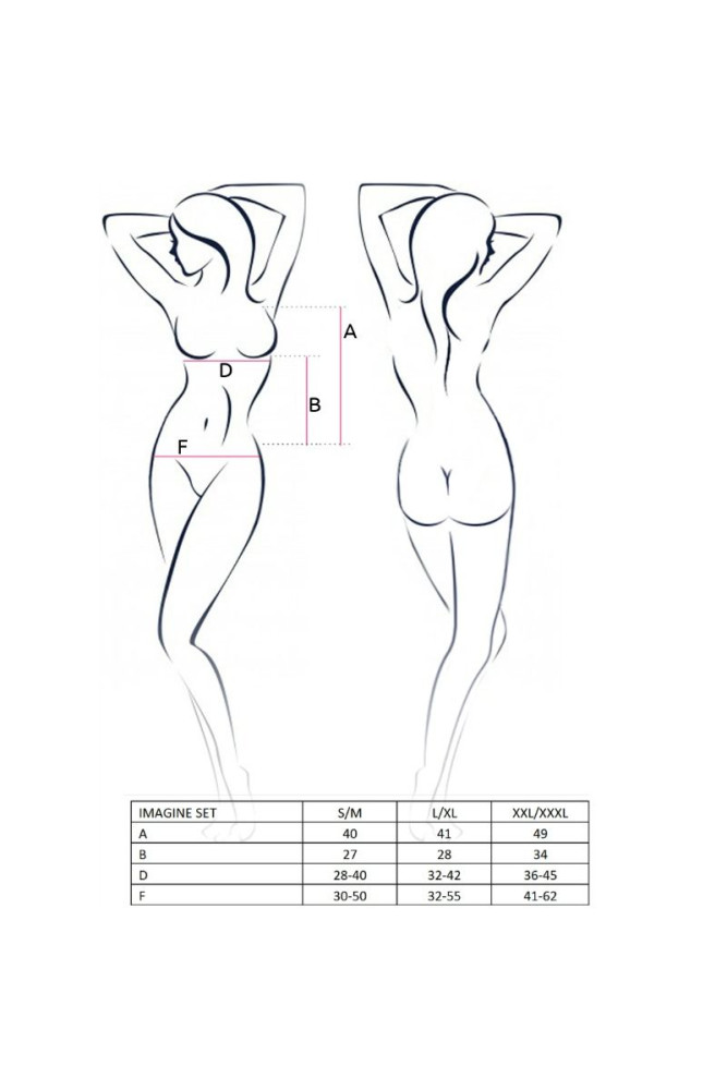 PASSION - SET DONNA IMAGINE TAGLIA L/XL