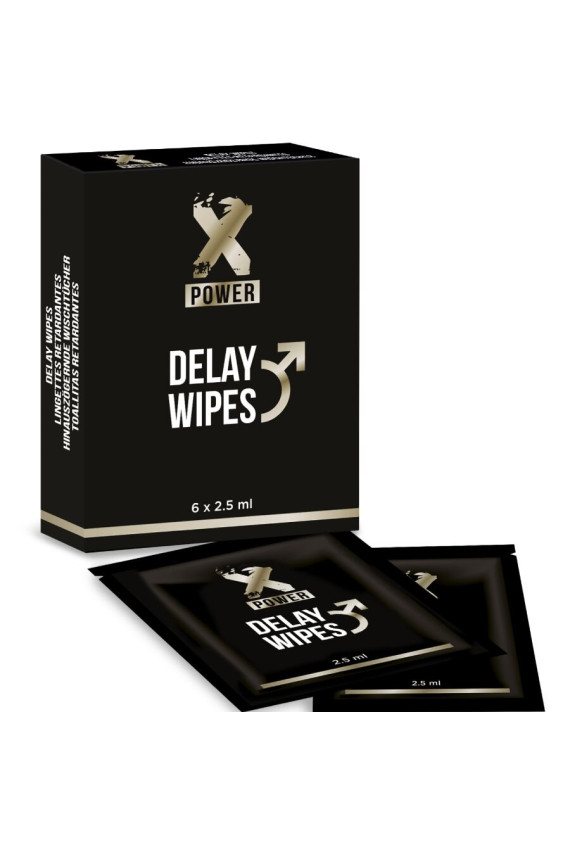 X POWER - SALVIETTE RITARDATE 6 UNITÀ