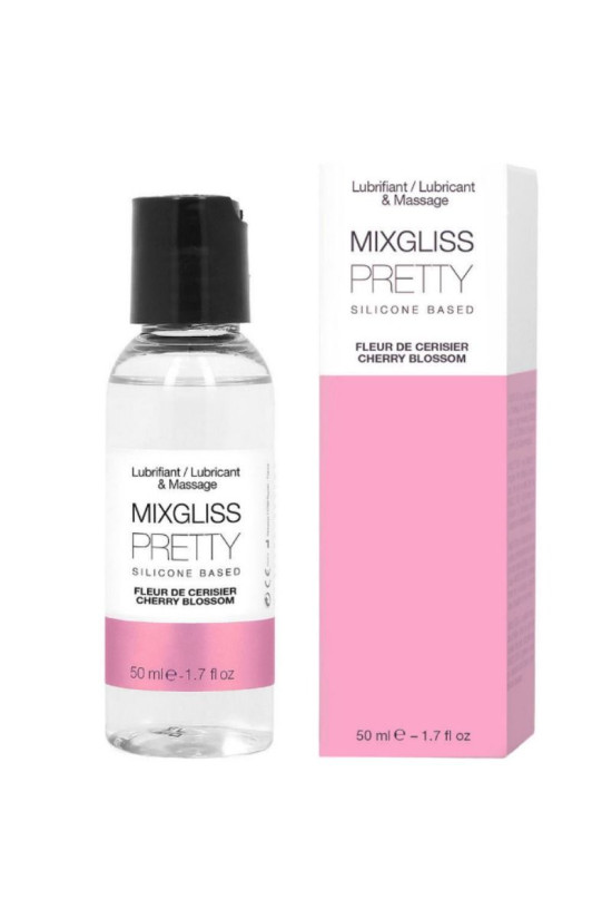 MIXGLISS - LUBRIFICANTE AL SILICONE PRETTY FIORE DI CILIEGIO 50 ML