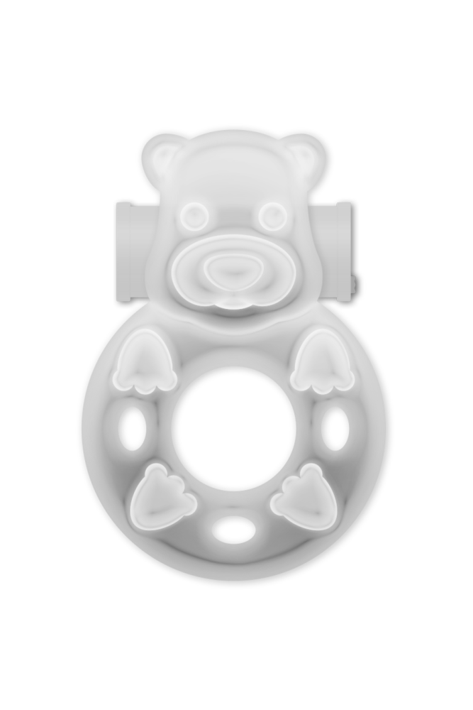 CASUAL LOVE - 26 ANELLO VIBRATORE CONIGLIETTO TRASPARENTE