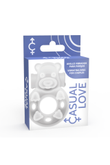 CASUAL LOVE - 26 ANELLO VIBRATORE CONIGLIETTO TRASPARENTE