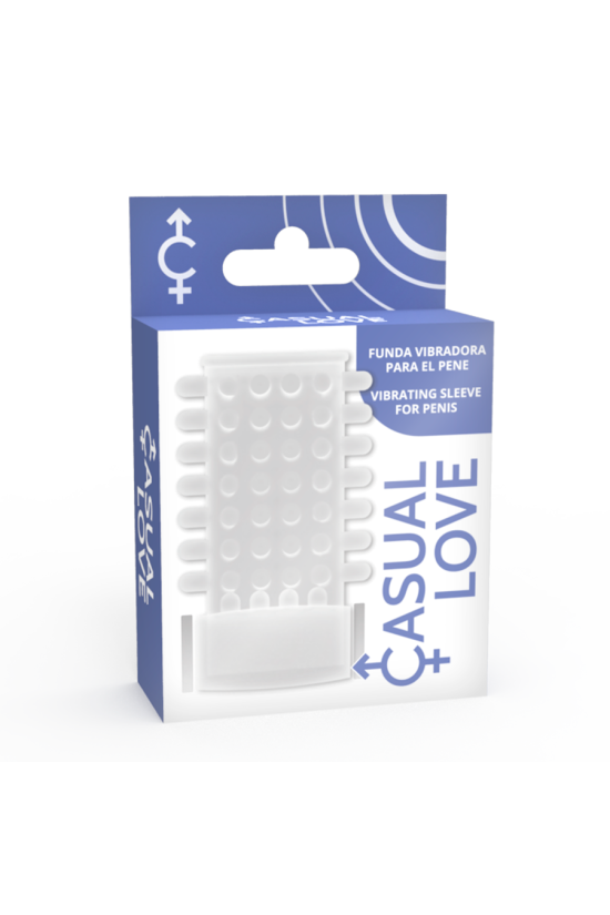 CASUAL LOVE - COPERTURA PER PENE VIBRATORE TRASPARENTE CON ANELLO