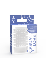 CASUAL LOVE - COPERTURA PER PENE VIBRATORE TRASPARENTE CON ANELLO