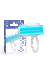 CASUAL LOVE - ANELLO LINGUA VIBRANTE BLU