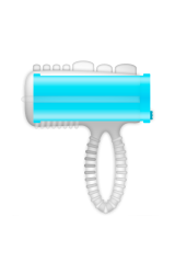 CASUAL LOVE - ANELLO LINGUA VIBRANTE BLU