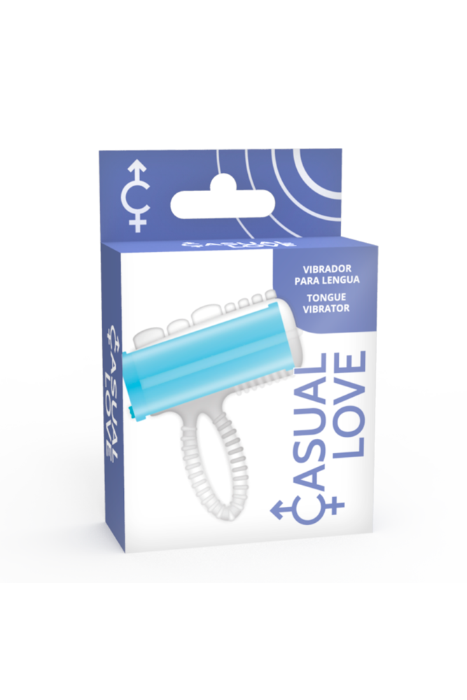 CASUAL LOVE - ANELLO LINGUA VIBRANTE BLU