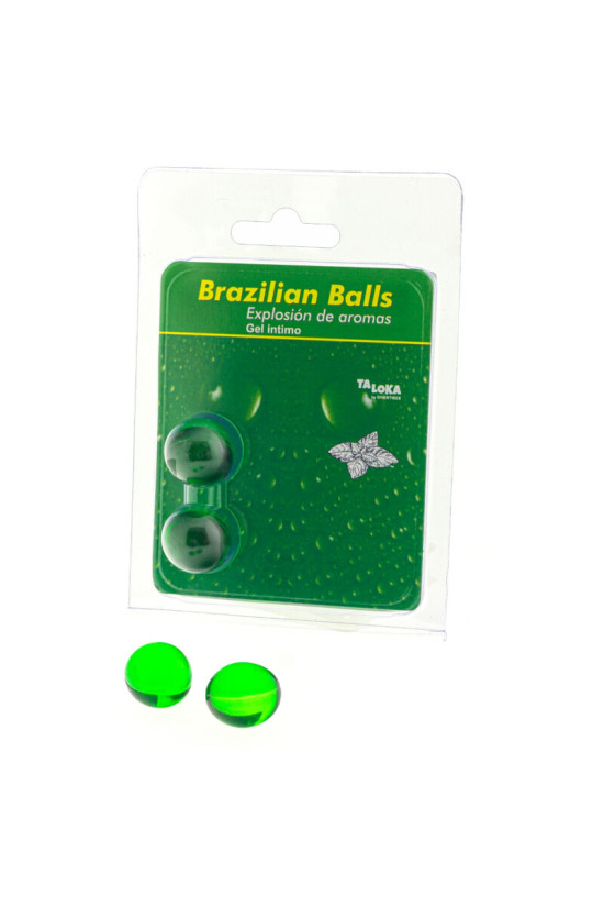 TALOKA - 2 PALLINE BRASILIANE GEL INTIMO MENTA