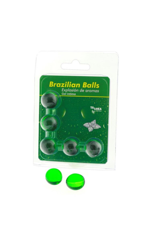 TALOKA - 5 PALLINE BRASILIANE GEL INTIMO MENTA