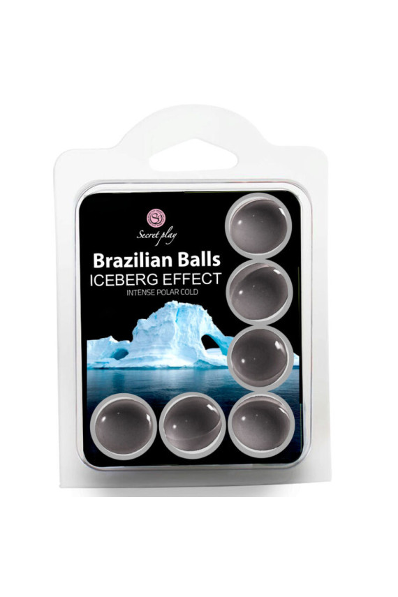SECRET PLAY SET 6 PALLINE BRASILIANA EFFETTO ICEBERG