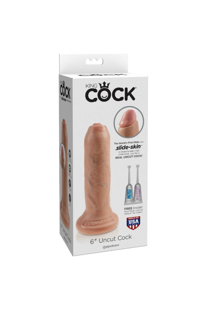 KING COCK - DILDO REALISTICO CARNE NON TAGLIATA 15 CM