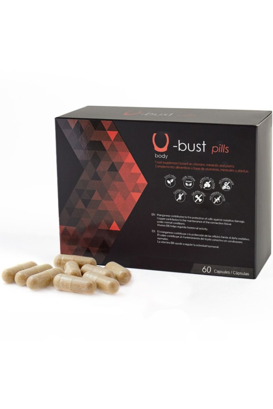 500 COSMETICS - U-BUST CAPSULE PER L'INGROSSAMENTO DEL SENO - 60 CAPSULE