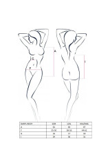 PASSION - DONNA DARYL TEDDY NERO TAGLIA S/M