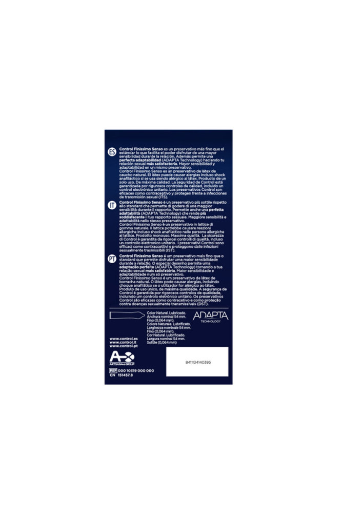 CONTROL - ADAPTA CONDOMS 24 UNITS