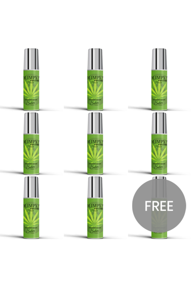 OLIMPYA - VIBRATING PLEASURE EXTRA SATIVA CANNABIS 8 + 1 IN OMAGGIO