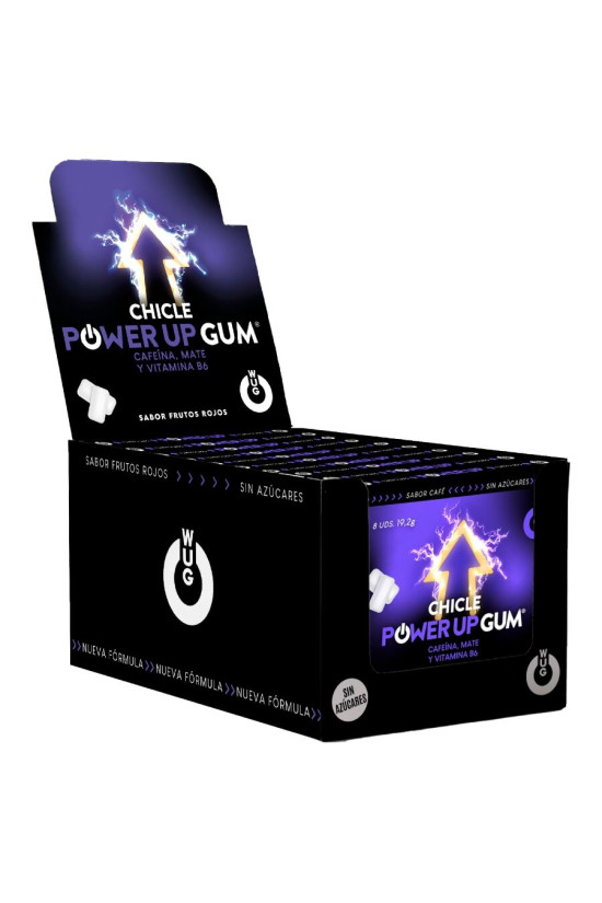 WUG POWER UP - ENERGY BOOST E POTENZIATORE DI CONCENTRAZIONE | ESPOSITORE 12 X 8 UNITÀ